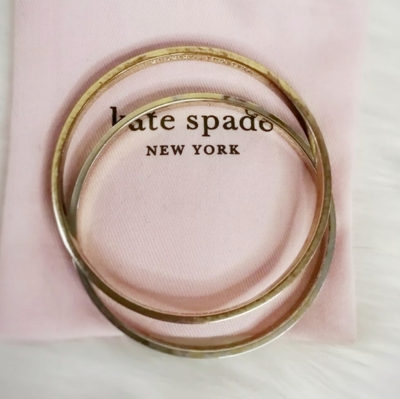 Kate Spade Black and Gold Bracelet Bangle Set - Picture 4 of 5